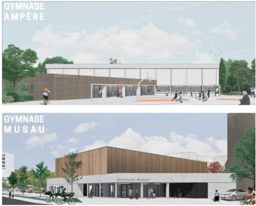 Gymnases AMPERE et MUSAU
